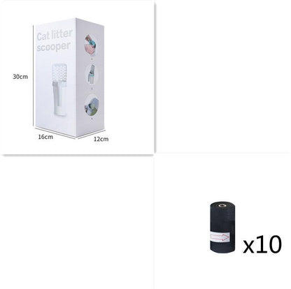 Ultimate Cat Litter Scoop With Built-In Trash Can - The Perfect Cleaning Companion