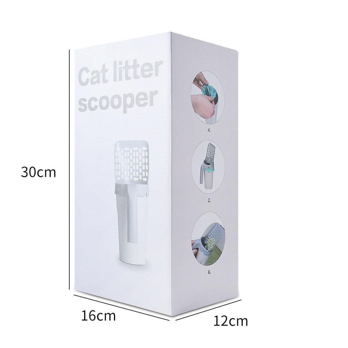 Ultimate Cat Litter Scoop With Built-In Trash Can - The Perfect Cleaning Companion