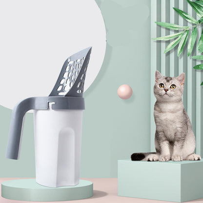 Ultimate Cat Litter Scoop With Built-In Trash Can - The Perfect Cleaning Companion